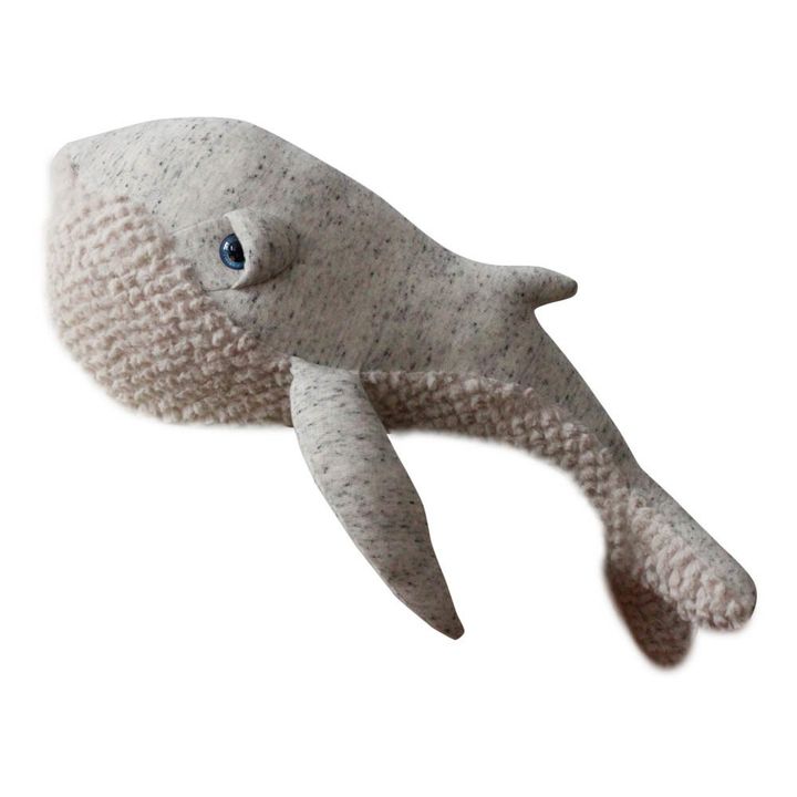 Original Giant Whale Soft Toy 62cm | Grey- Product image n°0