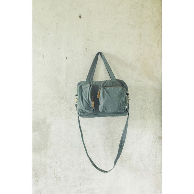 Organic Cotton Changing Bag | Dark Grey S021