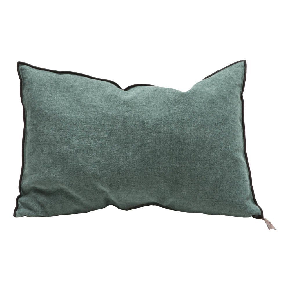 Maison de vacances - Coussin Vice Versa Black Line Chenille - Canard