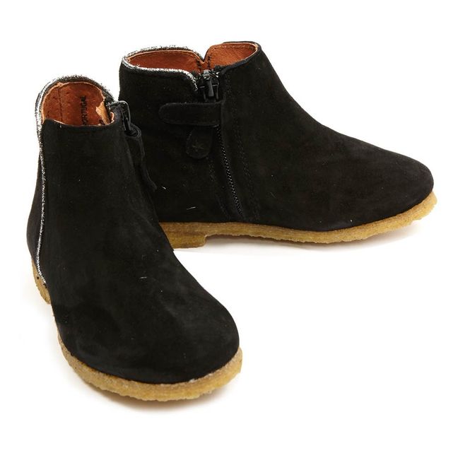 Botas Plateadas Ida | Negro