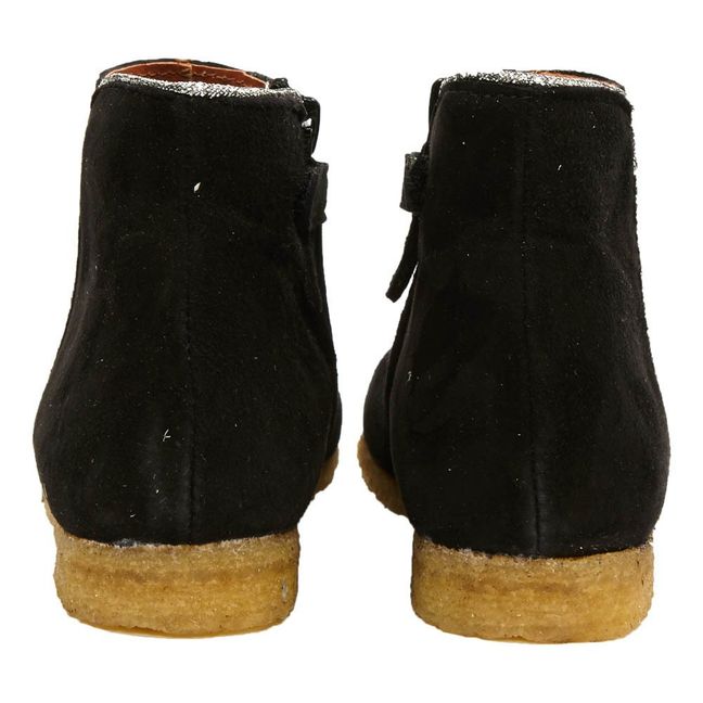 Ida Silver Boots | Black
