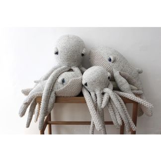 Albino Giant Octopus Soft Toy 60cm White Bigstuffed Toys and