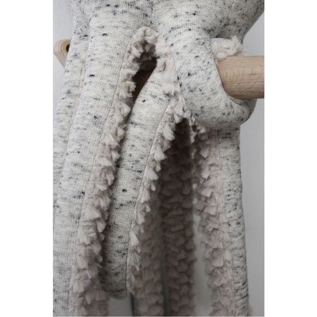 Riesen Kuscheltier Krake 60 cm  | Grau