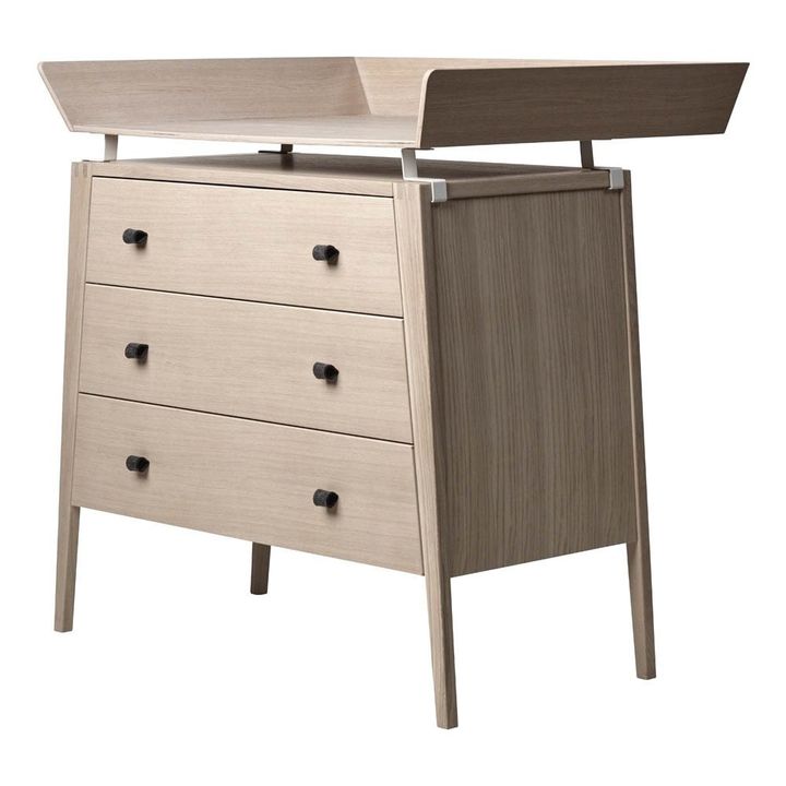Linea Baby Changing Table Oak Leander Design Baby