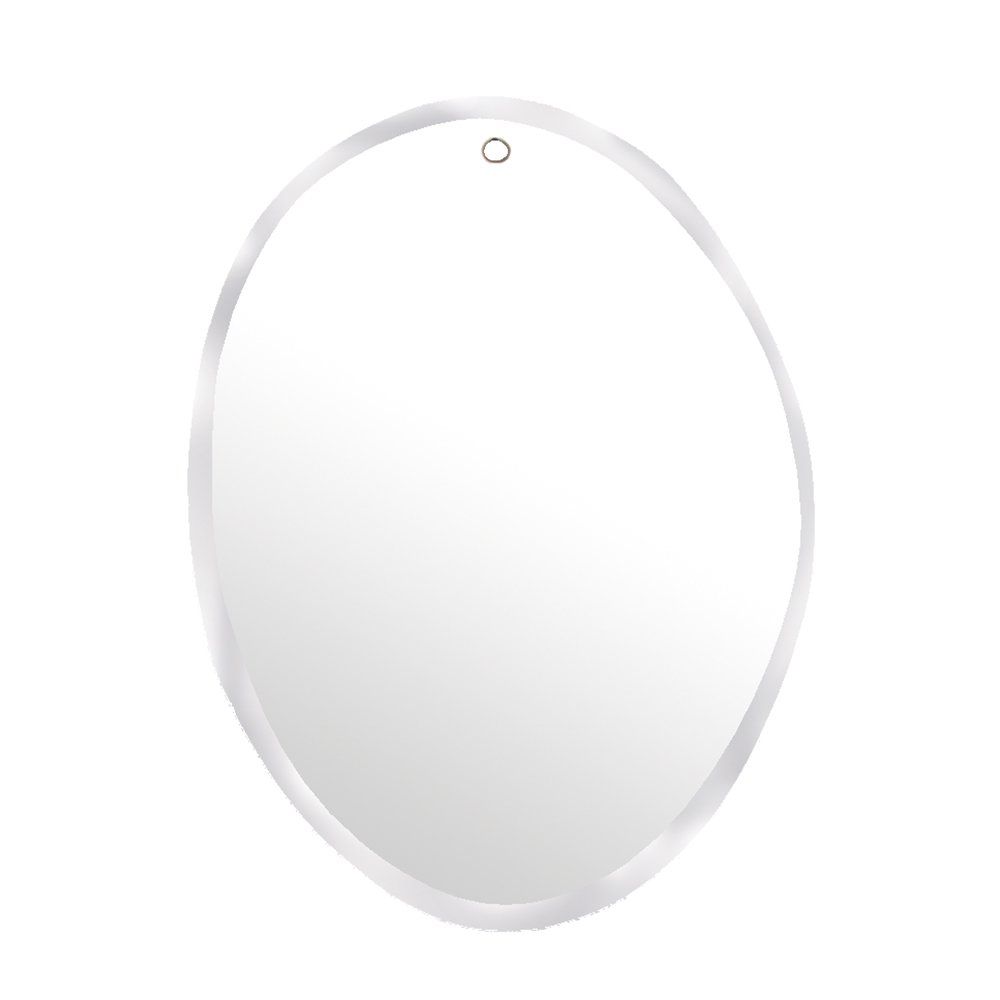 M Nuance - Miroir extra plat biseauté - forme aléatoire ovale 50x66 cm - Naturel