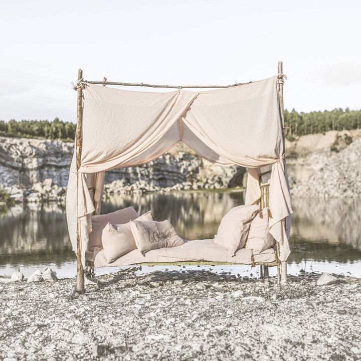 Bed canopy | White S001- Product image n°1