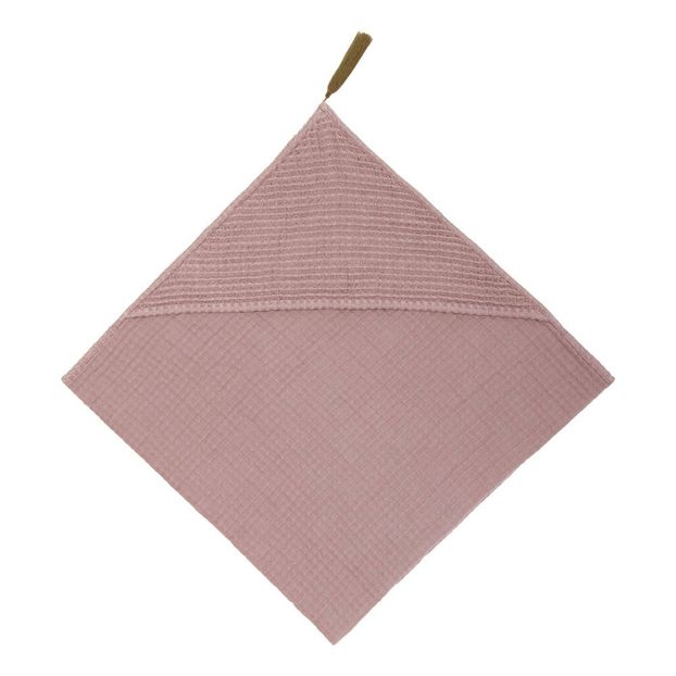 Cape De Bain En Coton Bio Dusty Pink S007 Numero 74 Design Bebe