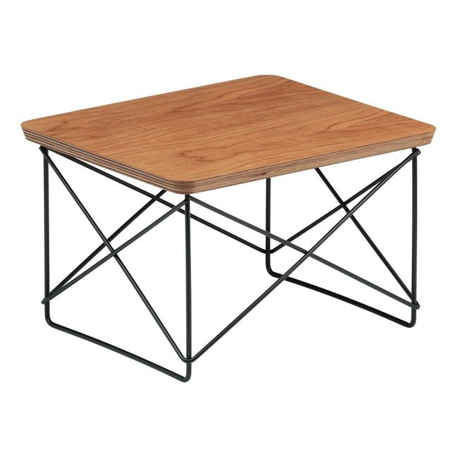 Table d'appoint Occasional LTR- Piètement epoxy - Charles & Ray Eames - Ed.limitée Cerisier