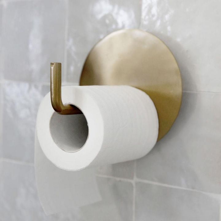 Dérouleur papier-toilette Text | Laiton- Image produit n°2