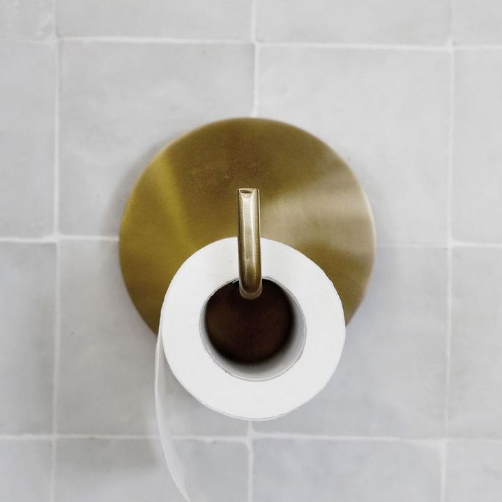 Dérouleur papier-toilette Text | Laiton- Image produit n°3