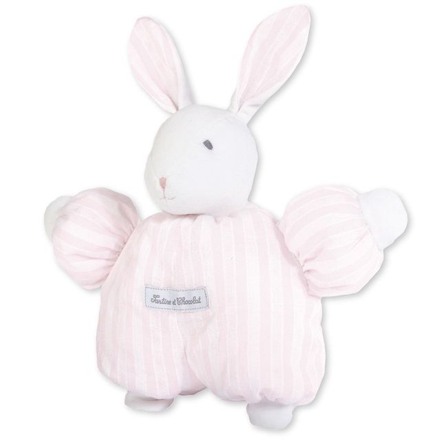 Plüsch-Hase Augustin 1977 -25 cm  | Blassrosa