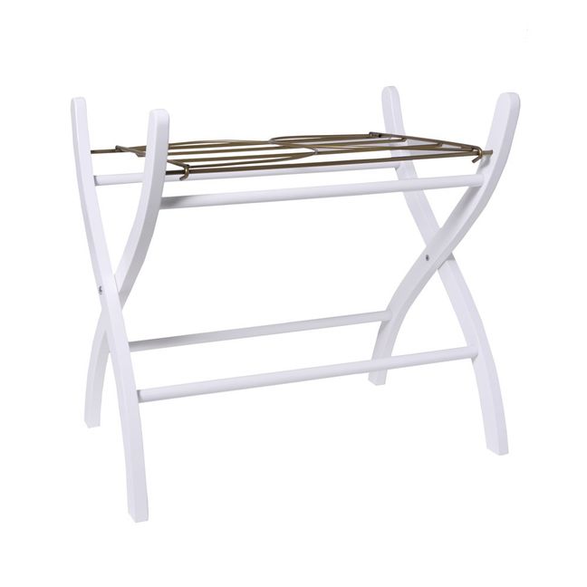 Wooden Bassinet Stand White