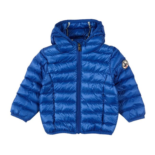 Camille Hooded Down Jacket Royal blue