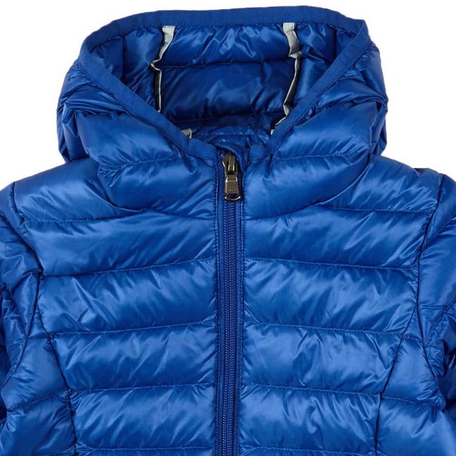 Camille Hooded Down Jacket Royal blue