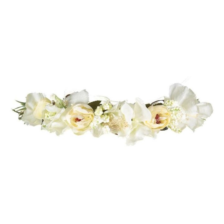 Corona de flores | Blanco- Imagen del producto n°2