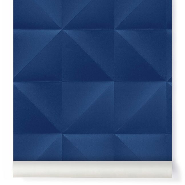 Floating Washed Out Wallpaper, Les Graphiquants | Midnight blue