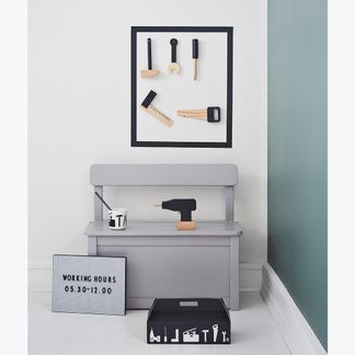 Design Letters Werkzeugkasten aus Holz- 6-teilig -listing