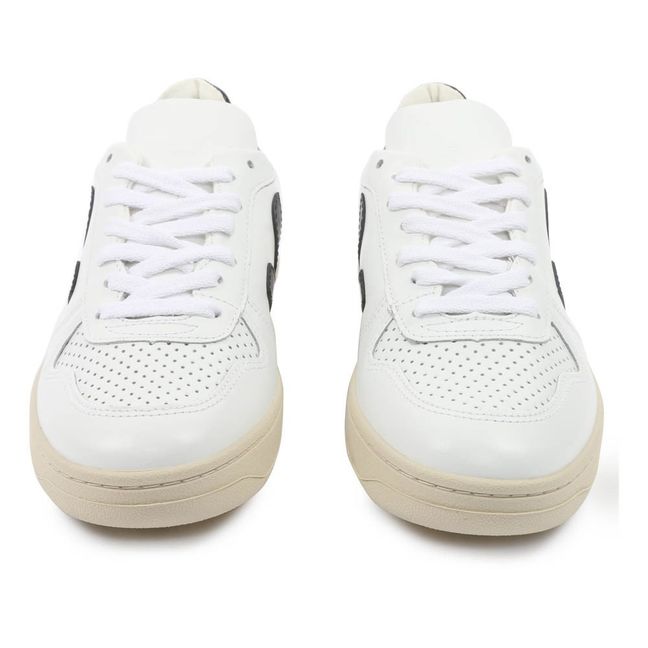 Sneaker Pelle Lacci V-10 | Nero