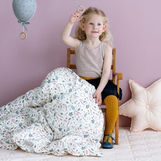 Cam Cam Bettbezug Blätter aus Bio-Baumwolle -listing