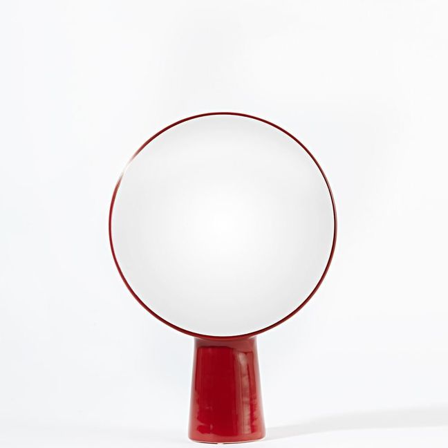 Specchio da terra Cyclope, Ionna Vautrin Rosso