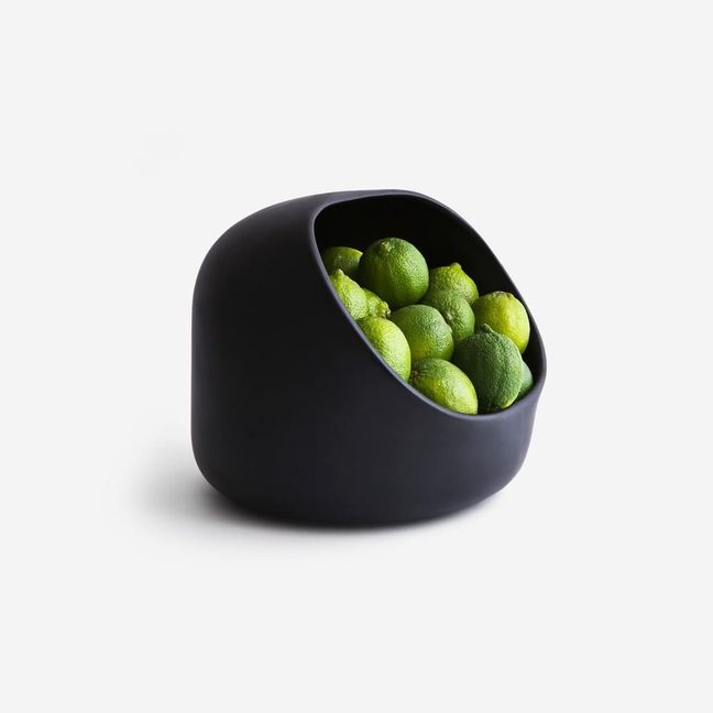 Corbeille à fruits en céramique Ô, Ionna Vautrin | Noir