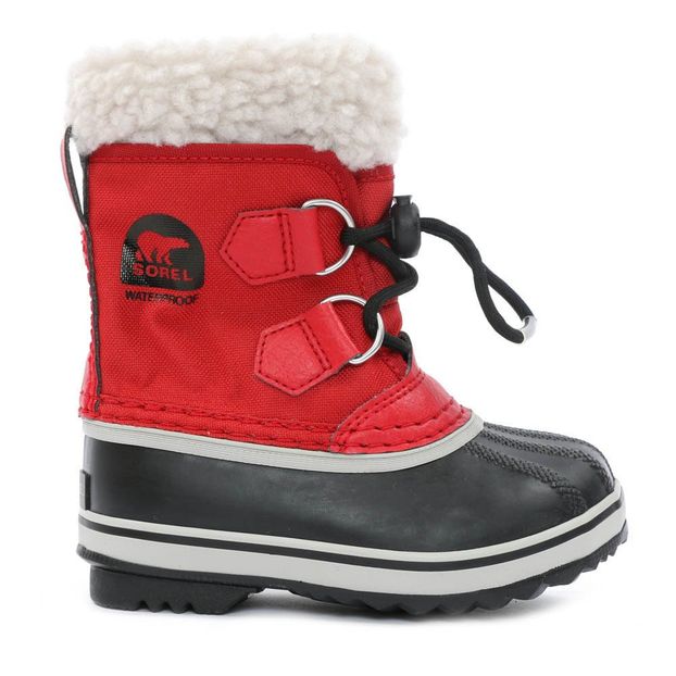 sorel red lace boots