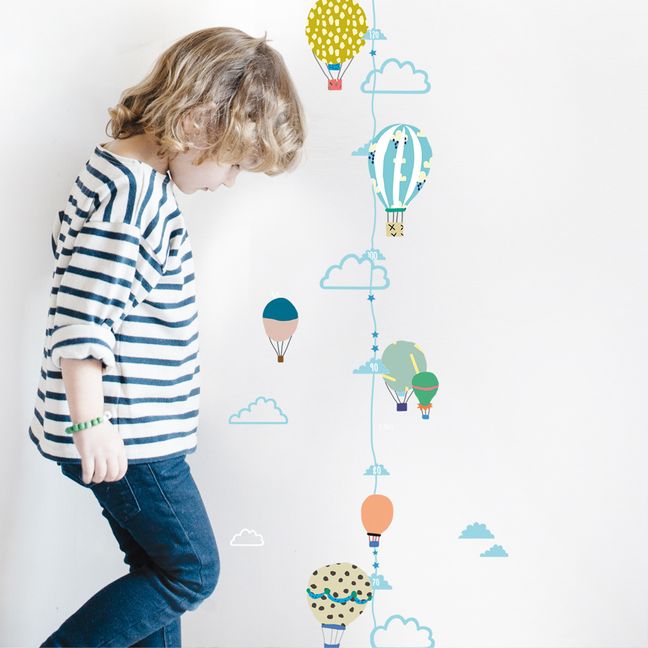 Hot-Air Balloon Measuring Sticker