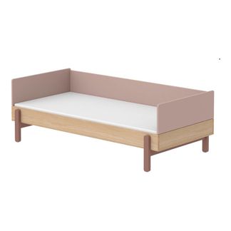 Flexa Play Letto simple POPSICLE con bordo in legno di quercia 90x200cm-listing