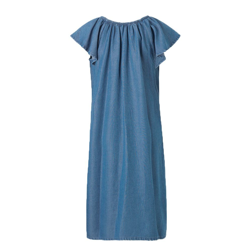 Mads Norgaard - Robe Denim Drasina - Fille - Bleu ciel