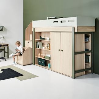 Flexa Play Libreria POPSICLE con tre ripiani - Larghezza 37cm-listing