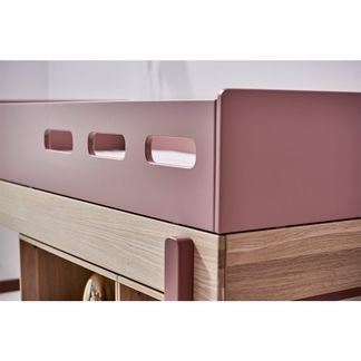 Flexa Play Letto POPSICLE mezza altezza con scaletta dritta 90x200 cm-listing