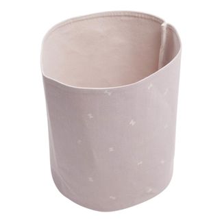 Fabelab Cesta de almacenaje estampado conejo de algodón orgánico 27x23 cm-listing