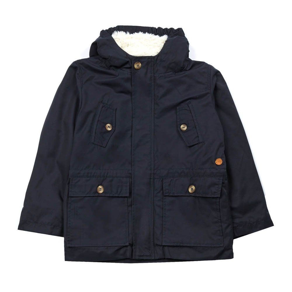 Hundred Pieces - Parka Fourrée - Garçon - Bleu marine