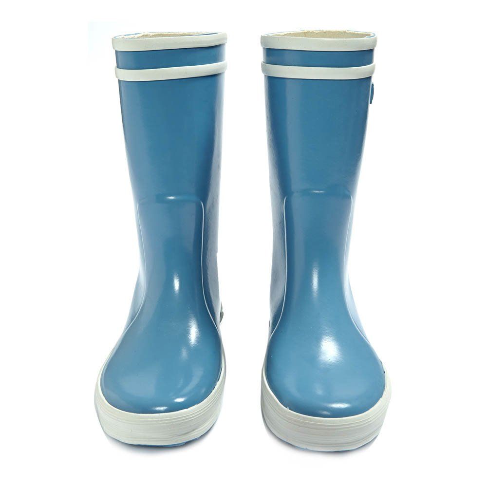 light blue rain boots