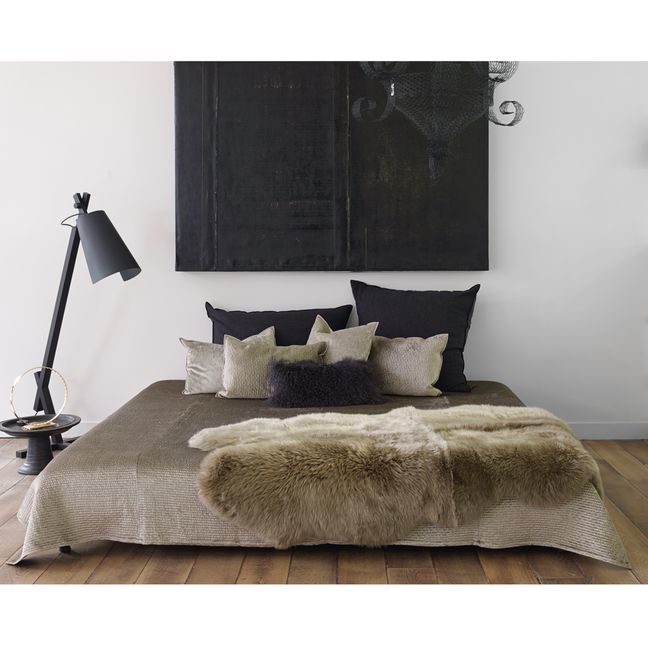 Kissen Basic Schwarz  | Kohle