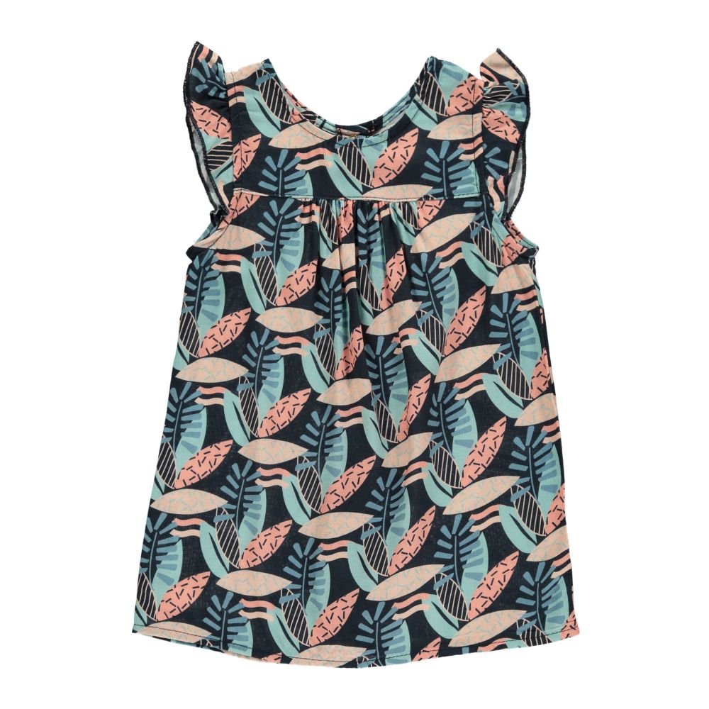 Blune Kids - Top Imprimé Macumba - Fille - Bleu marine