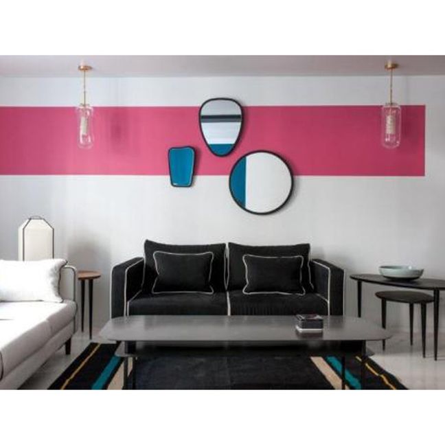 Specchio Organique 63x90 cm | Quercia nera