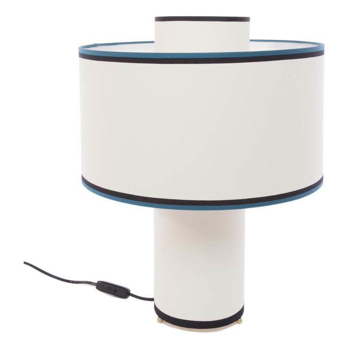 Bianca Cotton Table Lamp | Sarah Blue- Product image n°0