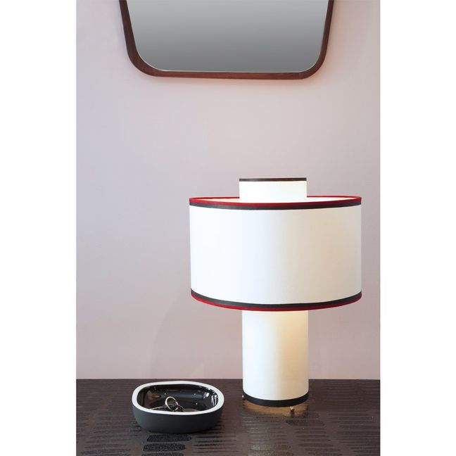 Bianca Cotton Table Lamp | Sarah Blue