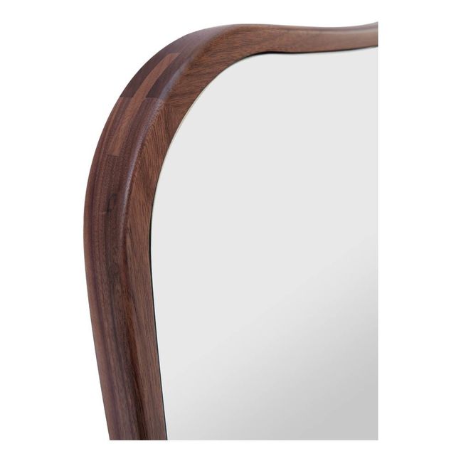 Miroir Organique 50x75 cm | Noyer
