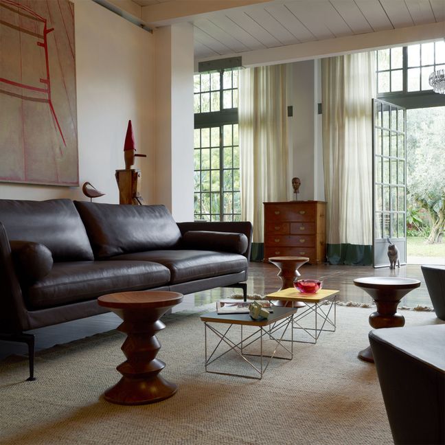 Tavolino Occasional LTR - Piedi cromati - Charles & Ray Eames, 1945 - Ed.limitata | Ciliegio