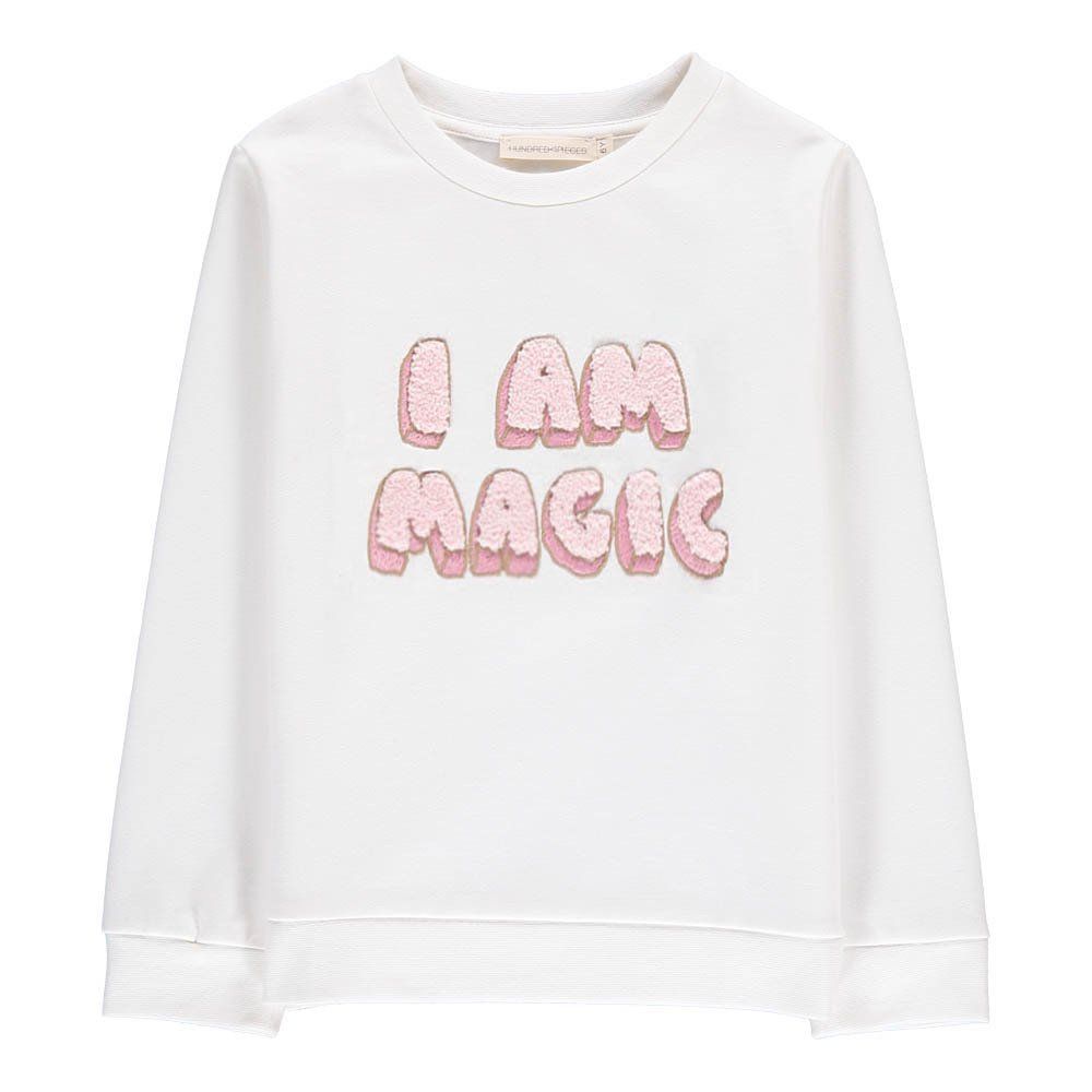 Hundred Pieces - Sweat I Am Magic - Fille - Ecru