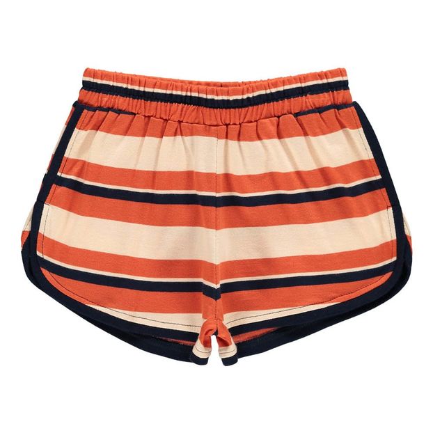 red striped shorts