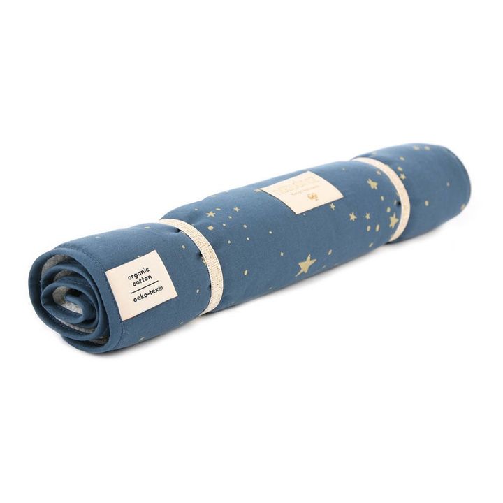 Colchón de cambio Nomad Stella de algodón orgánico | Azul Noche- Imagen del producto n°0