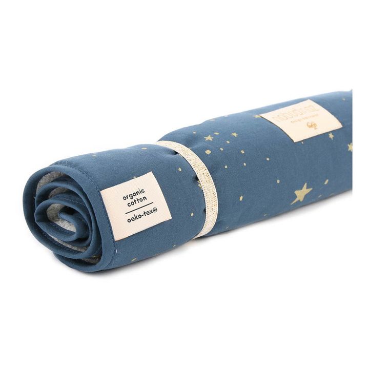 Colchón de cambio Nomad Stella de algodón orgánico | Azul Noche- Imagen del producto n°1