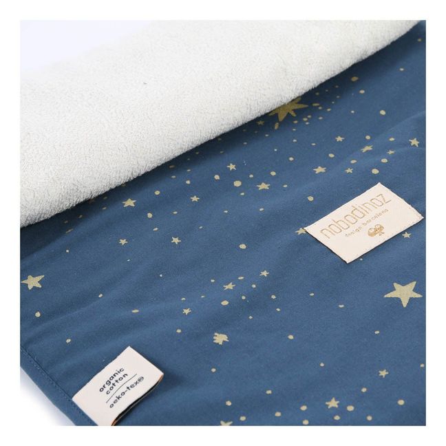 Colchón de cambio Nomad Stella de algodón orgánico | Azul Noche