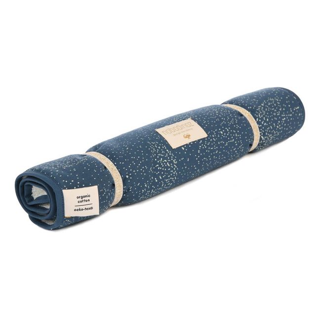 Nomad Bubble Organic Cotton Baby Chaning Mat | Midnight blue