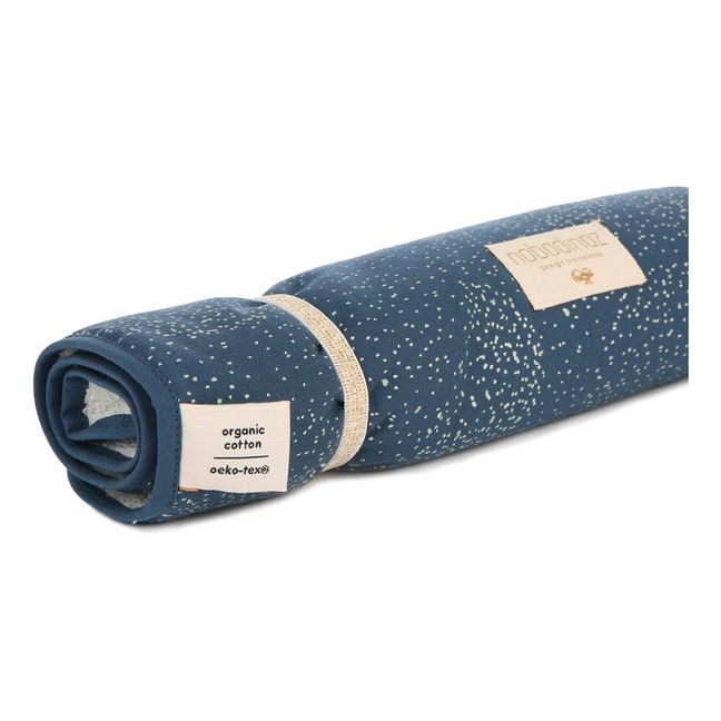 Nomad Bubble Organic Cotton Baby Chaning Mat | Midnight blue