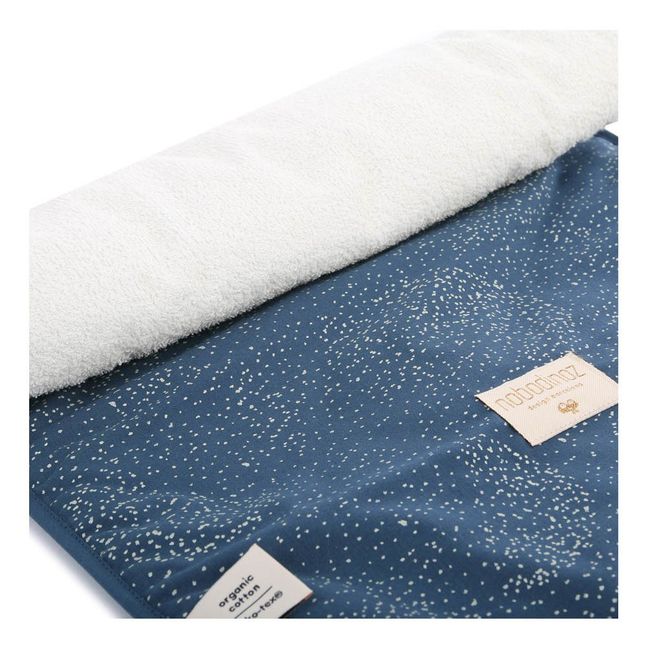 Nomad Bubble Organic Cotton Baby Chaning Mat Midnight blue