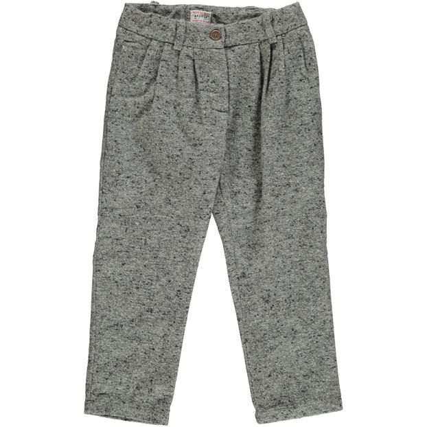 Moucheté Pantalon Gris Chiné Flanelle Georgette tshCdQrx